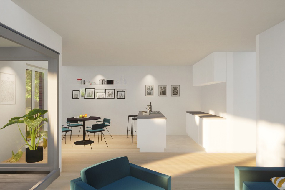 Rendering einer Wohnung