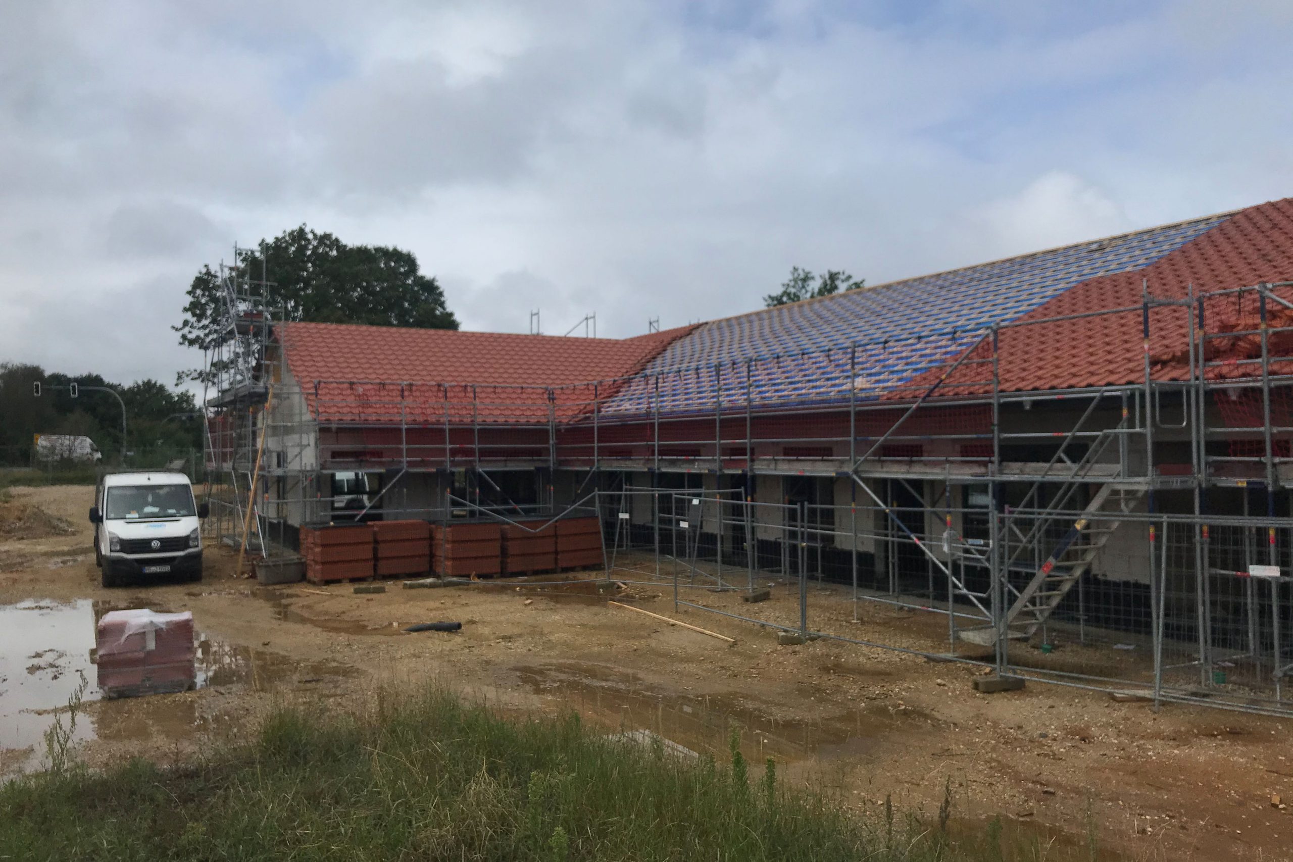 Baustelle einer Kindertagesstätte in Übach-Palenberg